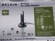 £10 - BELKIN WIRELESS G usb adapter,  brand