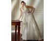 New Pronovias Naranjo Ivory Silk Wedding Dress Gown Size....